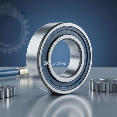 Roulement à billes SKF avec cage en acier embouti et joint ZZ 2RS1 pour applications de machines industrielles